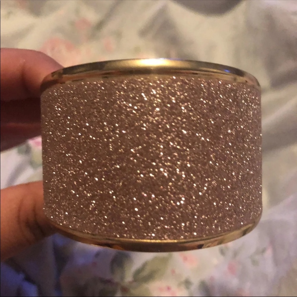 Pink glittery bracelet